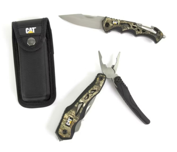 Cat Zest. 2pcs Real Tree Camo Multi-Tool and Knife - 1604127 - zdjęcie